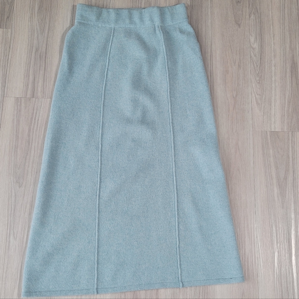 Vineyard Vines Light Blue Midi Skirt